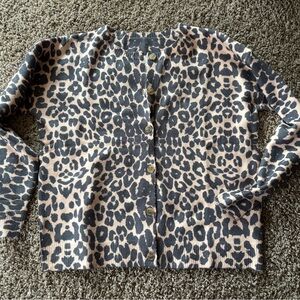 Leopard Print Cardigan